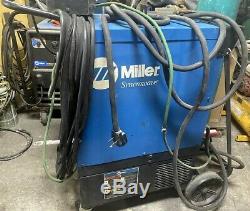 Miller Syncrowave 250 Cc-ac/dc Welding Power Source Welder W Gun, Pedal & Cooler