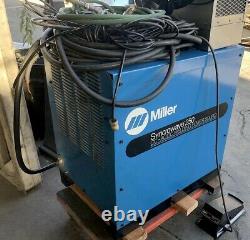 Miller Syncrowave 250 Cc-ac/dc Welding Power Source Welder W Gun, Pedal & Cooler
