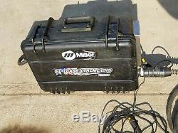 Miller X-Treme 12VS Suitcase Voltage Sensing Wire Feed Welder with/MIG Gun