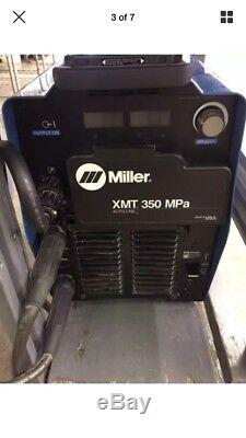 Miller multiprocess welder Xmt350 Mpa Dual Feeder With Push Pull And Bernard Gun