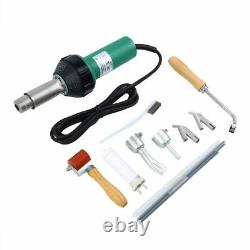 MuGuang 1600W Plastic Welder Welding Hot Air Gun with Speed Nozzles Roller Pe PV