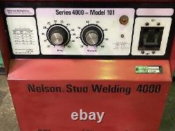 Nelson Series 4000 Model 101 Stud Welder with NS 40 Welding Gun and extension