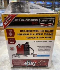 New CENTURY FC90 120v 18GA FLUX-CORED WIRE FEED WELDER AND GUN With WELDING WIRE