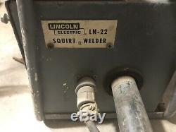 One Commercial LINCOLN SQUIRT WELDER LN-22 Wire Feeder Welder Torch Gun Weld