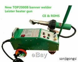 PVC Automatic Welding Machine Top2000B Flex Banner Seam Welder With Heater Gun