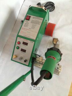 PVC Automatic Welding Machine Top2000B Flex Banner Seam Welder With Heater Gun