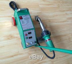 PVC Automatic Welding Machine Top2000B Flex Banner Seam Welder With Heater Gun