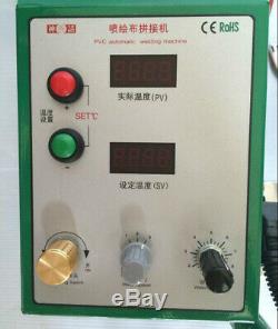 PVC Automatic Welding Machine Top2000B Flex Banner Seam Welder With Heater Gun