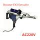 Plastic Extrusion Welding Machine Hot Air Welder Gun Booster EX3 Extruder AC220V