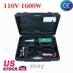 Plastic PVC Hot Air Welding Gun Easy Grip Hand Held Welder Pistol Kit 110V 1600W