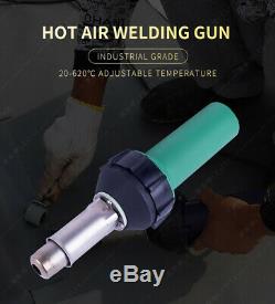 Plastic Welder Gun Vinyl Floor Hot Air Welding Kit Roofing Heat Gun kit Triac S