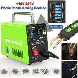 Plastic Welder Hot Stapler Welding Machine Car Bumper Repair Gun Kit 600 Staples