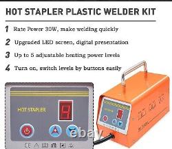 Plastic Welder Welding Kit Car Bumper fairing Body Restoration Hot Stapler Gun