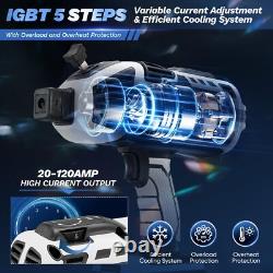 Portable Electric Welding Machine, 110V Portable Welder Handheld with IGBT Invert