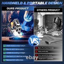Portable Electric Welding Machine, 110V Portable Welder Handheld with IGBT Invert