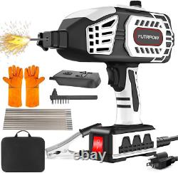 Portable Welding Machine, Upgraded 20-120A Output Handheld Welder Gun, 110V Curren