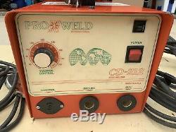 Pro Weld CD212 Stud Welder With Gun & Cables CD-212 Free Ship To Continental USA