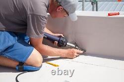 Professional PVC Roofing Welding Tools 1600W Heat Hot Air Gun Kit Overlap Welder