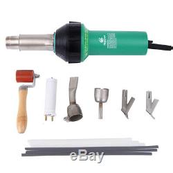 Ridgeyard 1600W Gun Heat Hot Air Plastic Welding Tool Kit Welder Tip Nozzle Rod