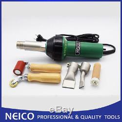 Roofing Membrane Hot Air Welder Heat Gun With Seam Penny Roller And Weld Nozzles