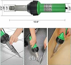 SKYTOU 1600W Heat Gun Hot Air Torch Plastic Welder Welding Hot Air Gun Kit wi