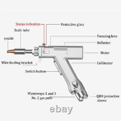 SUP23T Fiber Laser Handheld Welding Head 3000W Single Wobble Lazer Welder Gun