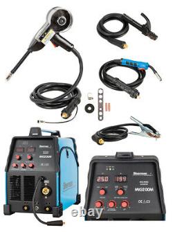 Sherman MIG 200M inverter DC welder 3in1 MMA TIG Welding Machine + Spool Gun