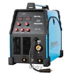 Sherman MIG 200M inverter DC welder 3in1 MMA TIG Welding Machine + Spool Gun