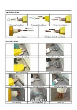 Spot Stud Welder Dent Puller Gun Welding Kit More Accessories 1600A UK SELLER