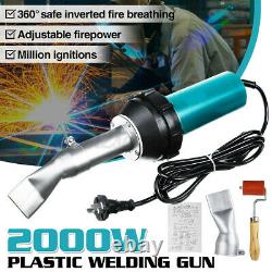 Straight Shank 2000W Hot Air Torch Plastic Welding Gun Welder Pistol Tool