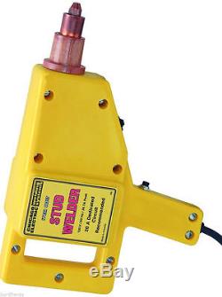 Stud Gun Welder Ding Puller Kit Auto Body Repair Tools Dent with 2 LB Slide Hammer