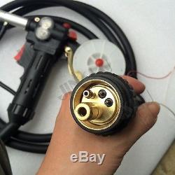 Toothed 10Ft Euro Adpator MIG Welder Spool Gun Wire Feed Aluminum Mig Torch