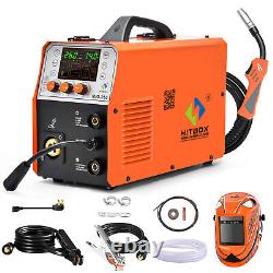 True Aluminum MIG Welder Gas/Gasless 250A TIG ARC Welding Machine&Helmet HITBOX