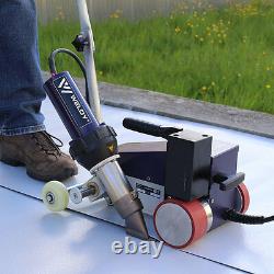 US STOCK Weldy RW3400 Hot Air Welder Roofing Welding Machine+Hot Air Gun 40mm