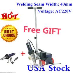 USA 220V Weldy RW3400 Roofer Welder Hot Air Welding Machine 40mm Nozzle+ Air Gun
