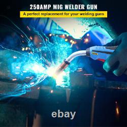 VEVOR Mig Welding Gun 250Amp 15Ft, fit for Torch Welder Gun Miller Welding Gun M