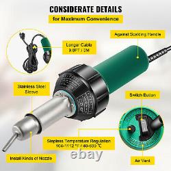 VEVOR Welding Mouth Weld Tip Welder Nozzle Tool for PVC Plastic Hot Heat Air Gun