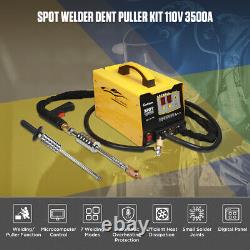 Vehicle Panel Spot Puller Dent Spotter Welder 3500A Stud Welder Dent Repair Kit