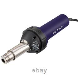 WELDY 1600W Hot Air Equipment Hot Blast Torch Overlap Air Welding Gun Welder Kit