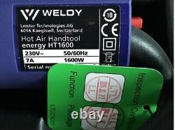 WELDY 1600W Hot Air Gun Heating Gun Plastic Welder Welding Gun for PVC TPO