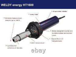 WELDY 1600W Hot Air Gun Heating Gun Plastic Welding Gun PVC TPO Membranes Welder