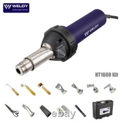 WELDY 1600W Hot Blast Torch Heat Welding Gun Welder Pistol Tool Kit Hot Air Gun
