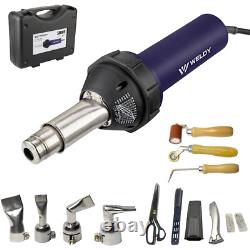 WELDY 1600W Hot Blast Torch Heat Welding Gun Welder Pistol Tool Kit Hot Air Gun