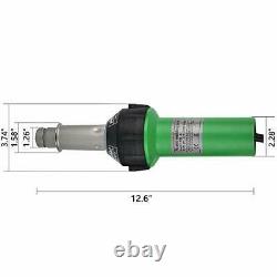 Welding Heat Gun, S SMAUTOP 1600W Handheld Plastic Welder 30-680 PVC Plastic