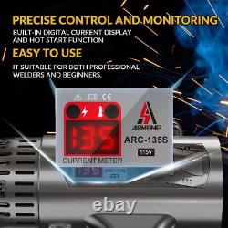 Welding Machine 110V, Handheld Welder Gun, 135A ARC Digital Display, Weight 3.7Ib