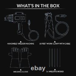 Welding Machine 110V, Handheld Welder Gun, 135A ARC Digital Display, Weight 3.7Ib