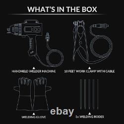 Welding Machine 110V, Handheld welder gun, 135A ARC Digital Display, Weight 3.7Ib