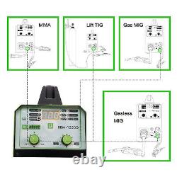 Welding Machine 150A MIG/MAG/TIG/Stick Arc Welder 5 in 1 Spool Gun Weld Aluminum