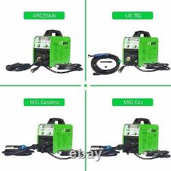 Welding Machine 150A MIG/MAG/TIG/Stick Arc Welder 5 in 1 Spool Gun Weld Aluminum