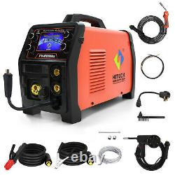 Welding Machine 200A MIG/MAG/TIG/Stick ARC Welder Spool Gun 6-IN 1 Weld Aluminum